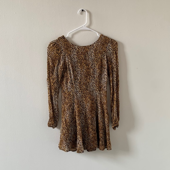 Reformation cheetah print dress - Picture 1 of 4